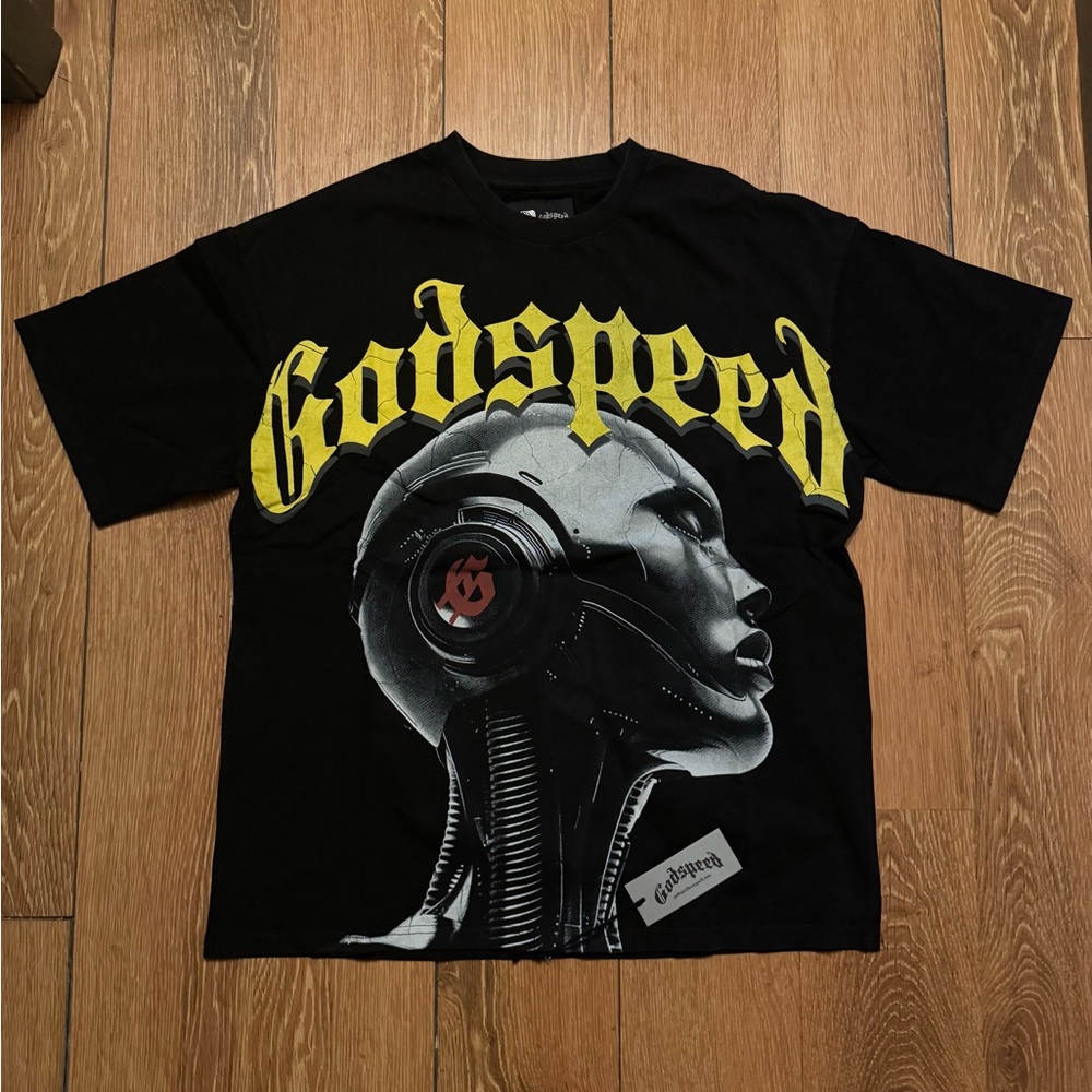 Godspeed Alexa T-Shirt ‘Black/Yellow’

Size: S